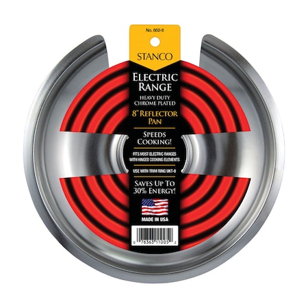 Stanco Stanco Steel Reflector Pan 8 in. W 602-8